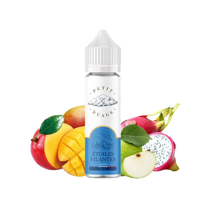 Petit Nuage e-liquide ejuice French vape vaping pomme mango dragon fruit Granny Smith