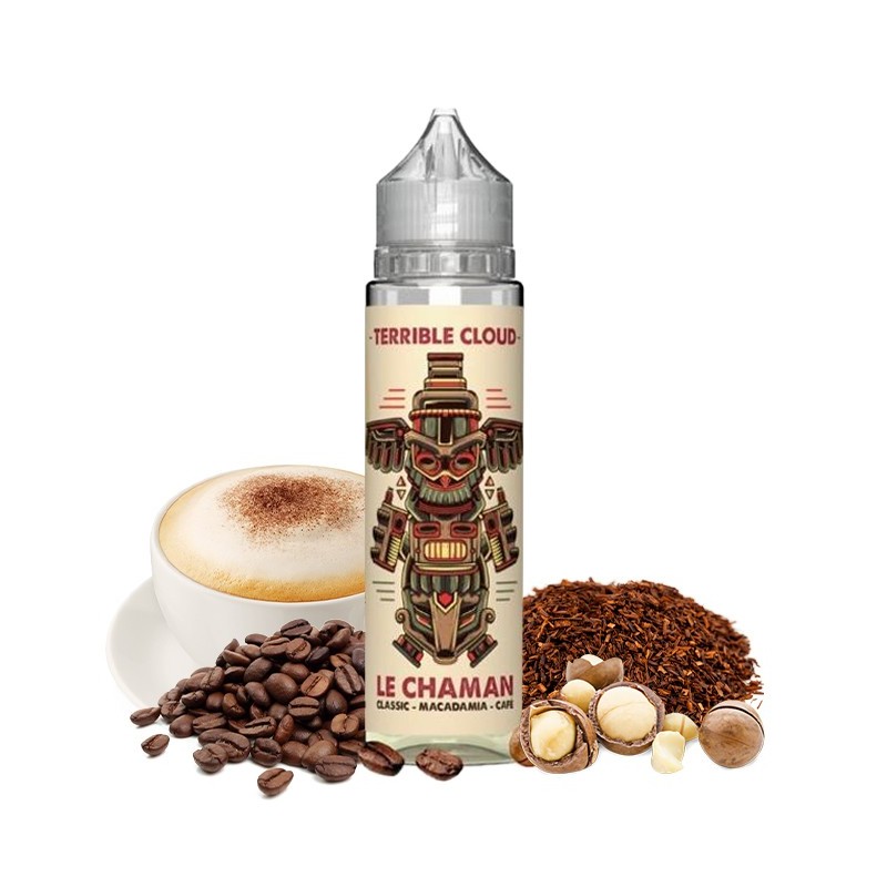 Cloud Vapor Le Chaman 50ml eliquid ejuice tabac classic coffee macadamia vape tobacco