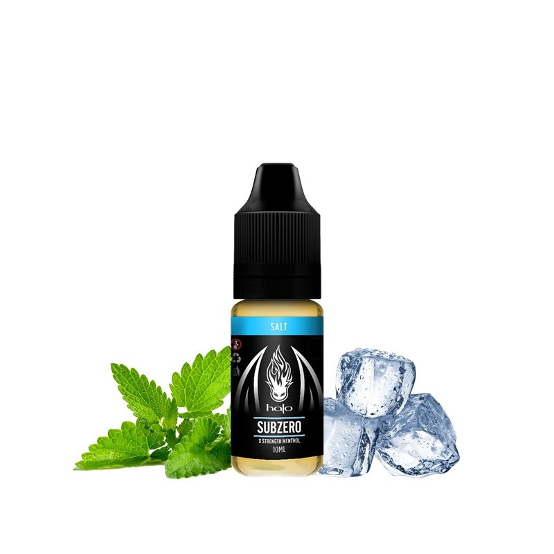 Halo Nic Salt, eliquid, ejuice, e-liquide, sel de nicotine, mint, menthe, frais, fresh, subzero