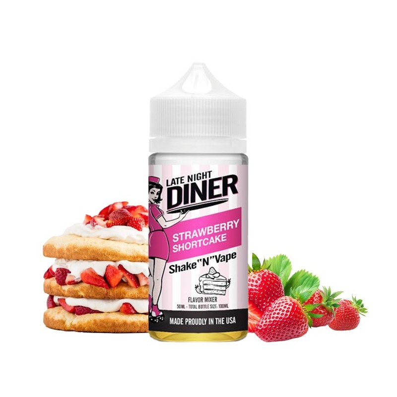 Late Night Diner Strawberry Shortcake 50ml Suisse Achat eliqui...