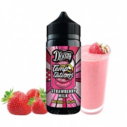 Doozy Temptations, eliquid, ejuice, e-liquide, vape, vaping, strawberry, fraise, milk, lait, milkshake