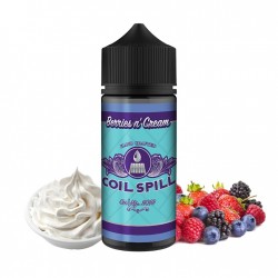 Coil Spill, Berries, Cream, eliquid, e-liquides, ejuice, gourmand, USA, America, fruits rouges, chantilly, whipped cream 100ml