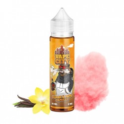 Vape City, e-liquid, e-juice, vaper, vaping, e-cig, e-cigarette, barbe à papa, cotton candy, vanille, vanilla