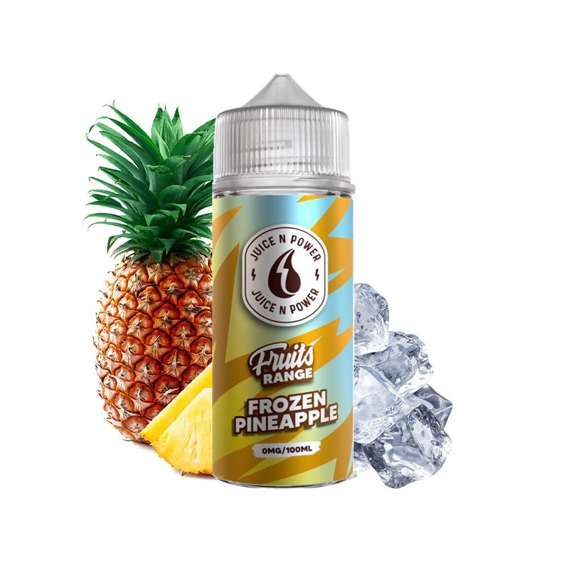 Juice Power Fruits Range eliquid ejuice e-liquide UK Angleterre vape vaping vaper frozen pineapple ananas glacé