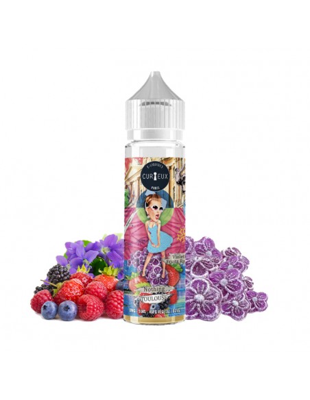 Curieux Nothing Toulouse Hexagone 50ml eliquid ejuice vape vaper vapoter violette candy red fruits