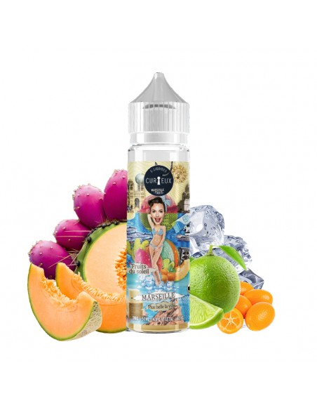 Curieux Marseille Plus Belle La Vie Hexagone 50ml eliquid ejuice vape vaper vapoter melon figue lime Kumquat citron barbarie