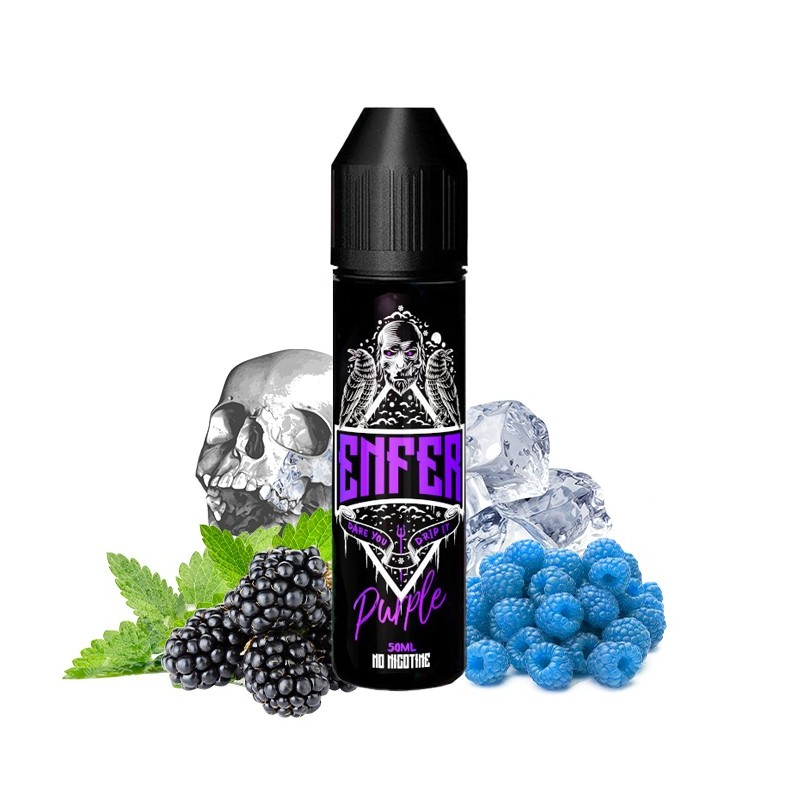 Furiosa Vape 47 Enfer eliquid e-juice vaping vaper 50ml ice fresh glacial givré mint peppermint blue raspberry blackberry