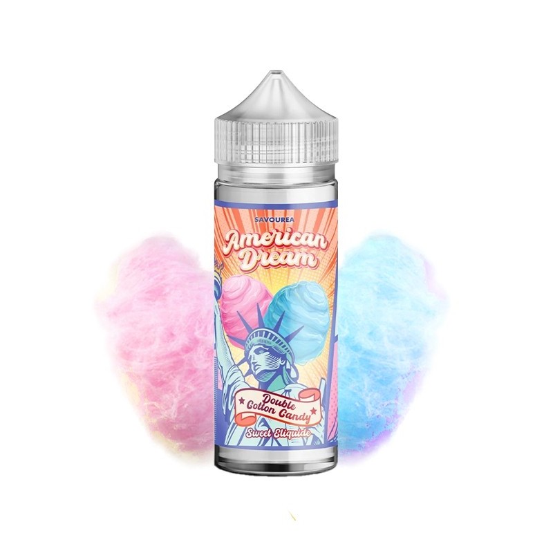 Savouera, France, American Dream, eliquid, e-liquide, e-juice, vape, vaper, gourmand, 100ml, Cotton Candy, Barbe à Papa