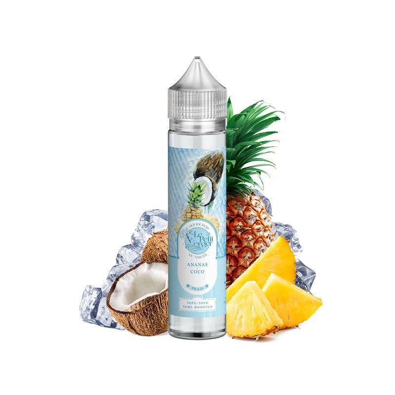 Le Petit Verger, France, 50ml, eliquid, e-liquide, e-juice, vape, vaper, Frais, Ice, Fresh, Coco, Ananas, Pineapple