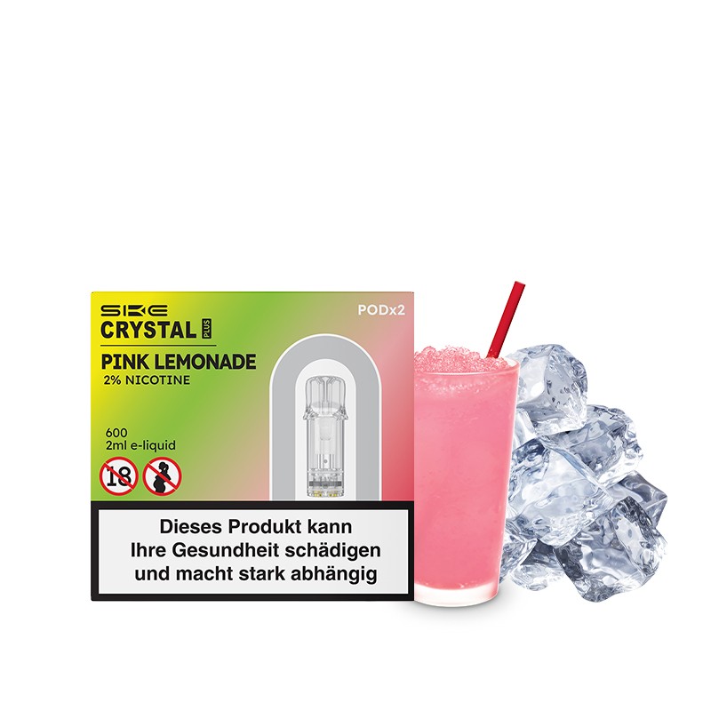 Evapify, Crystal, Pods, Puff, Vape, Ecig, E-cigarette, Vaping, Disposable, Pink Lemonade , Citrus