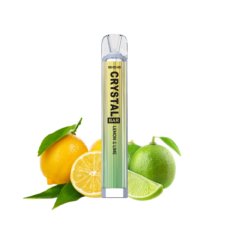 Evapify, Crystal, Pods, Puff, Vape, Ecig, E-cigarette, Vaping, Disposable, Bar, Lime, limette, citron, citrus, lemon