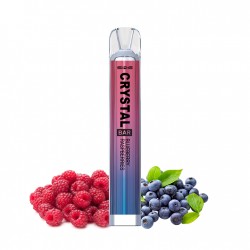 Evapify, Crystal, Pods, Puff, Vape, Ecig, E-cigarette, Vaping, Disposable, Bar, Blueberry, myrtille, raspberry, framboise