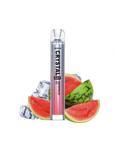 Evapify, Crystal, Pods, Puff, Vape, Ecig, E-cigarette, Vaping, Disposable, Bar, Ice, Glaçon, frais, fresh, watermelon, pastèque
