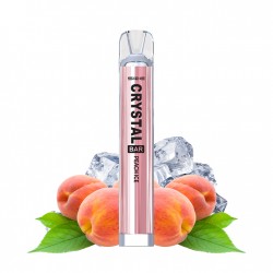 Evapify, Crystal, Pods, Puff, Vape, Ecig, E-cigarette, Vaping, Disposable, Bar, Ice, glaçon, frais, fresh, peach, pêche