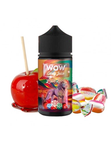 Made in vape, Wow Candy Juice, eliquid, ejuice, e-liquide, vape, vaping, e-cig, français, apple, pomme, amour, bonbons