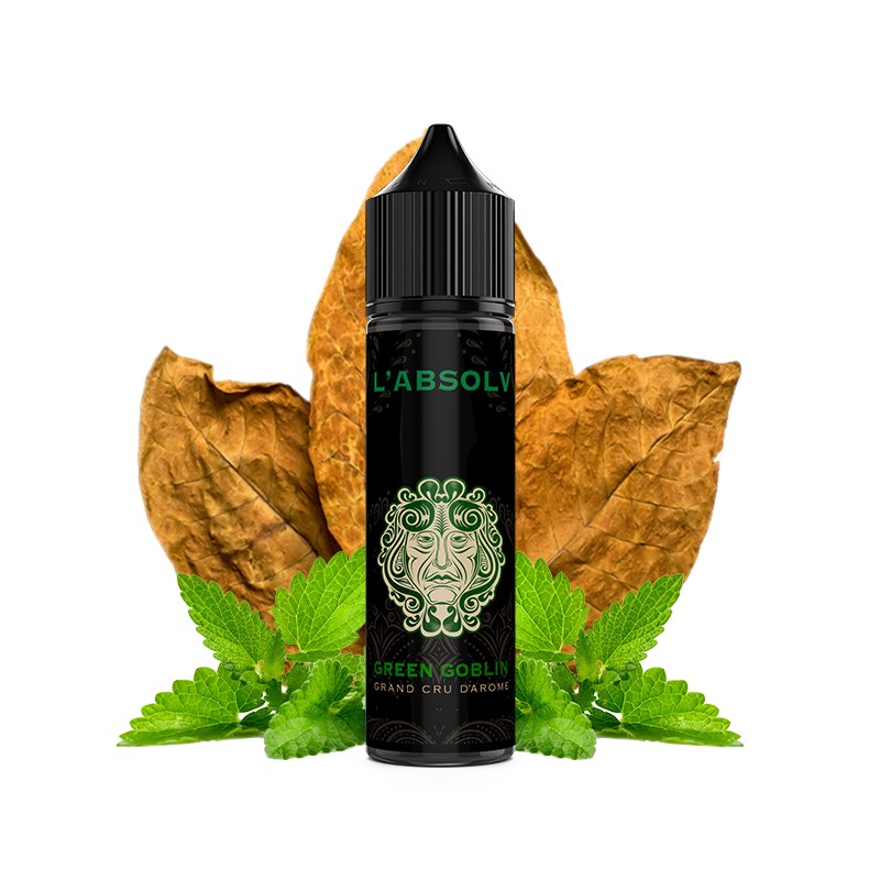 L'ABSOLV, 50ml, nicotine, Vape Cellar, Luxembourg, e-liquide, Tabac, Tobacco, e-cig, e-cigarette, Green Goblin, mint, menthe