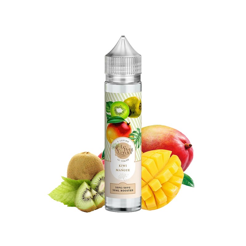 Le Petit Verger, Savouera, eliquid, ejuice, vape, vaper, fruité, 50ml, quit smoking, Kiwi, Mangue