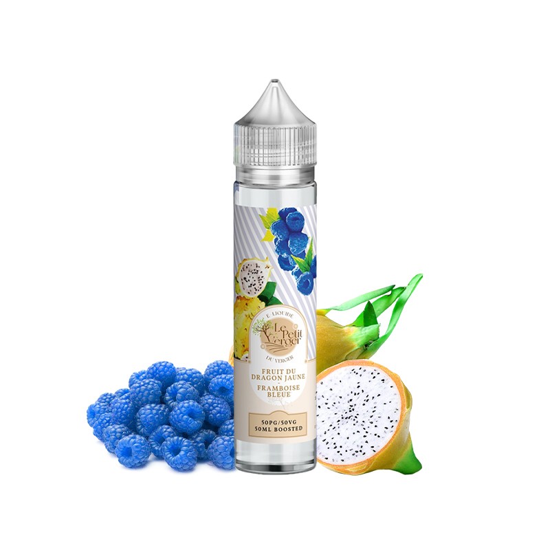 Le Petit Verger, Savouera, eliquid, ejuice, vape, vaper, fruité, 50ml, quit smoking, Fruit Dragon, jaune, framboise, bleue