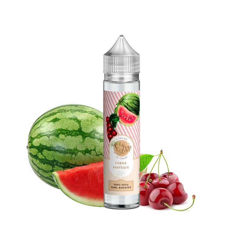 Le Petit Verger, Savouera, eliquid, ejuice, vape, vaper, fruité, 50ml, quit smoking, Cerise, Pastèque