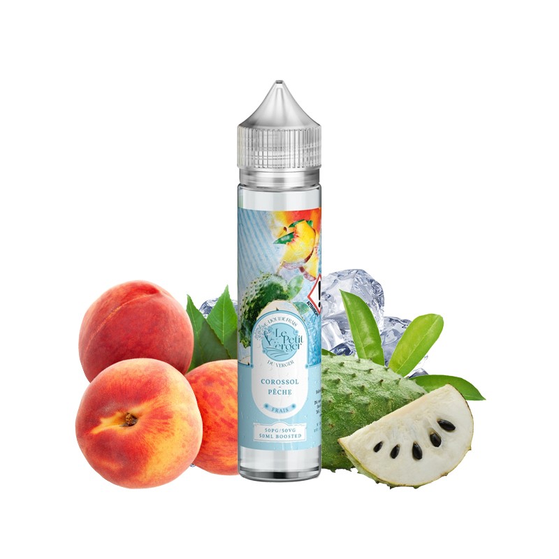 Savouera, Le Petit Verger, Frais, 50ml, liquide, ejuice, french, France, Vape, vaper, fruité, corossol, pêche