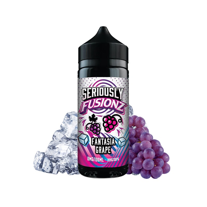 Doozy, Seriously, Fusionz, 100ml, eliquid, ejuice, vape, vaper, quit smoking, Ice, Grape, raisin, fantasia