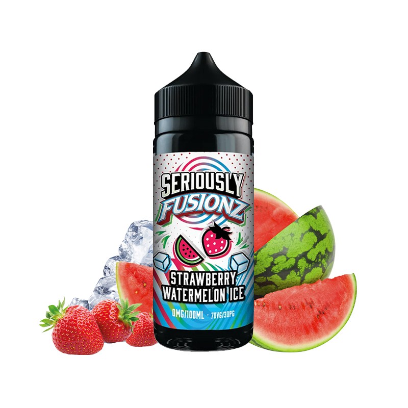 Doozy, Seriously, Fusionz, 100ml, eliquid, ejuice, vape, vaper, quit smoking, ice, fraise, pastèque