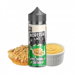 Moreish, Puff, 100ml, eliquid, ejuice, vape, vaping, vaper, e-cig, e-cigarette, gourmand, Custard, Apple Crumble