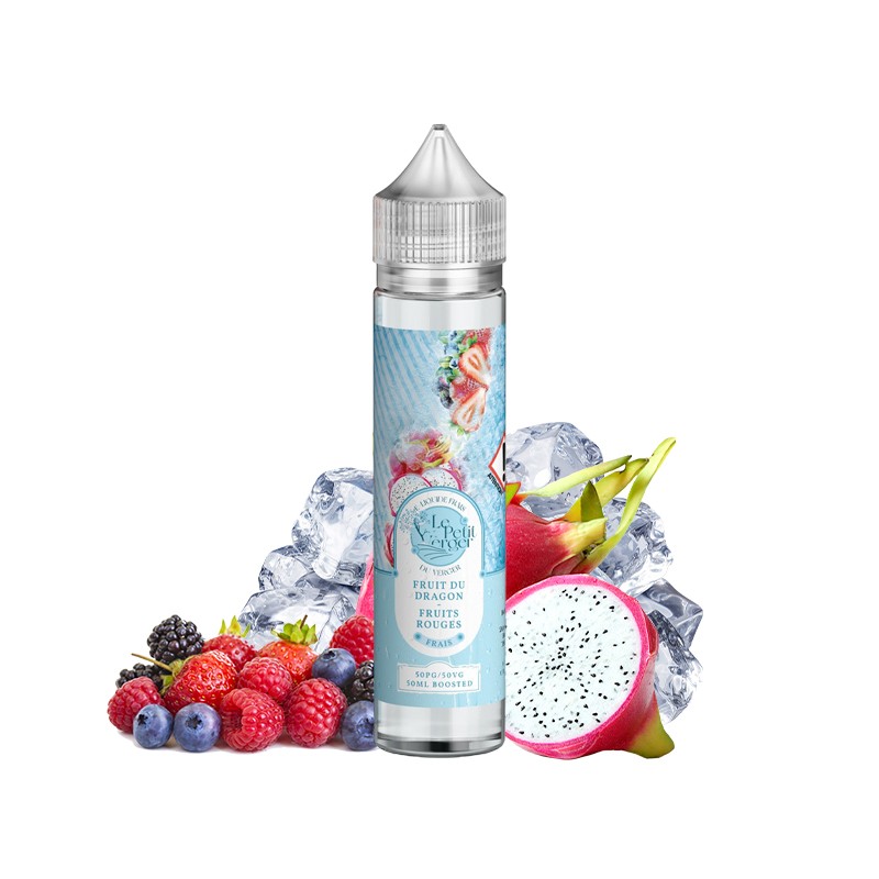 Le Petit Verger, liquide, ejuice, vape, vaper, France, 50ml, fruité, Fruit du Dragon, Fruits Rouges, frais, glacé