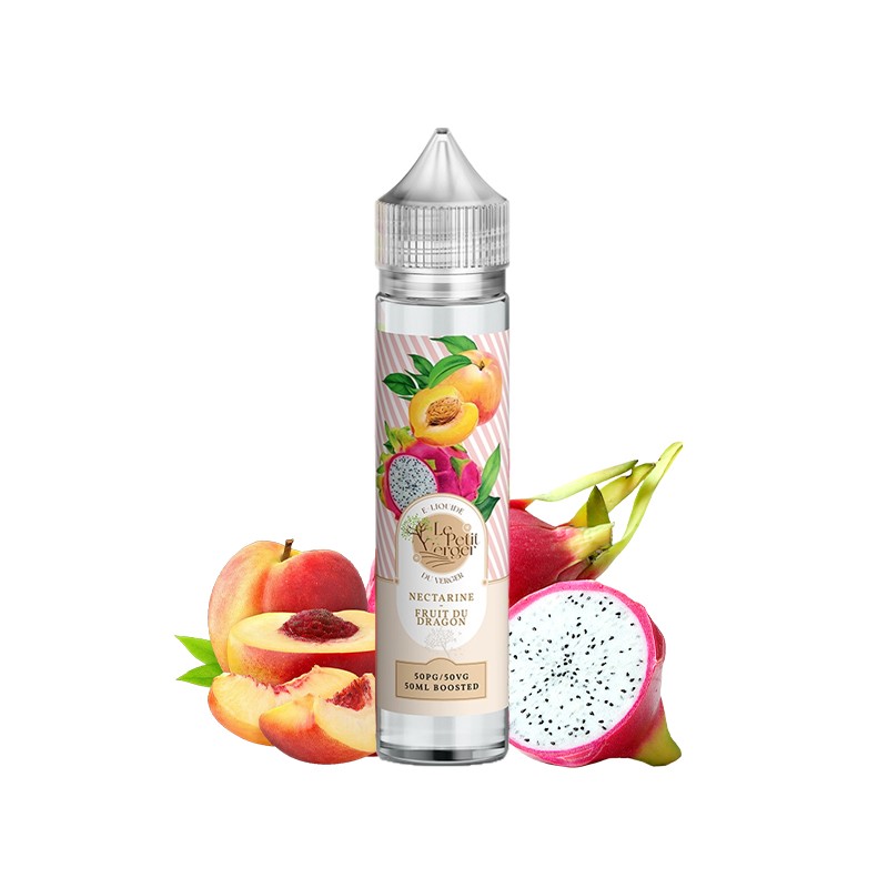 Le Petit Verger, liquide, ejuice, vape, vaper, France, 50ml, fruité, Fruit du Dragon, Nectarine