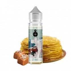 Curieux, Côte Ouest, 50ml, e-liquide, e-juice, vape, vaper, France, gourmand, crêpes, pancake, caramel, beurre salé