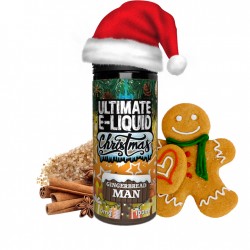 Ultimate, Christmas, 100ml, eliquid, ejuice, vape, vaper, ecig, ecigarette, Gingerbread Man, cookie, sugar, cinnamon