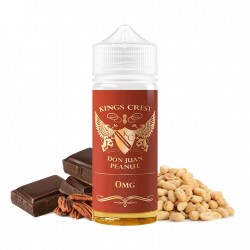 Kings Crest, e-liquid, e-juice, 100ml, America, gourmand, dessert, vape, e-cigarette, Peanut, cacahuètes, chocolat, noix, pecan