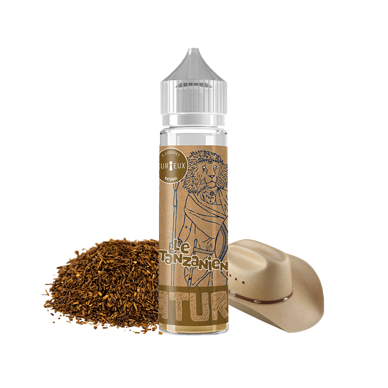 Curieux, e-liquide, e-juice, France, vape, vaper, ecig, cigarette électronique, Edition Natural, 50ml, tabac, Tanzanien