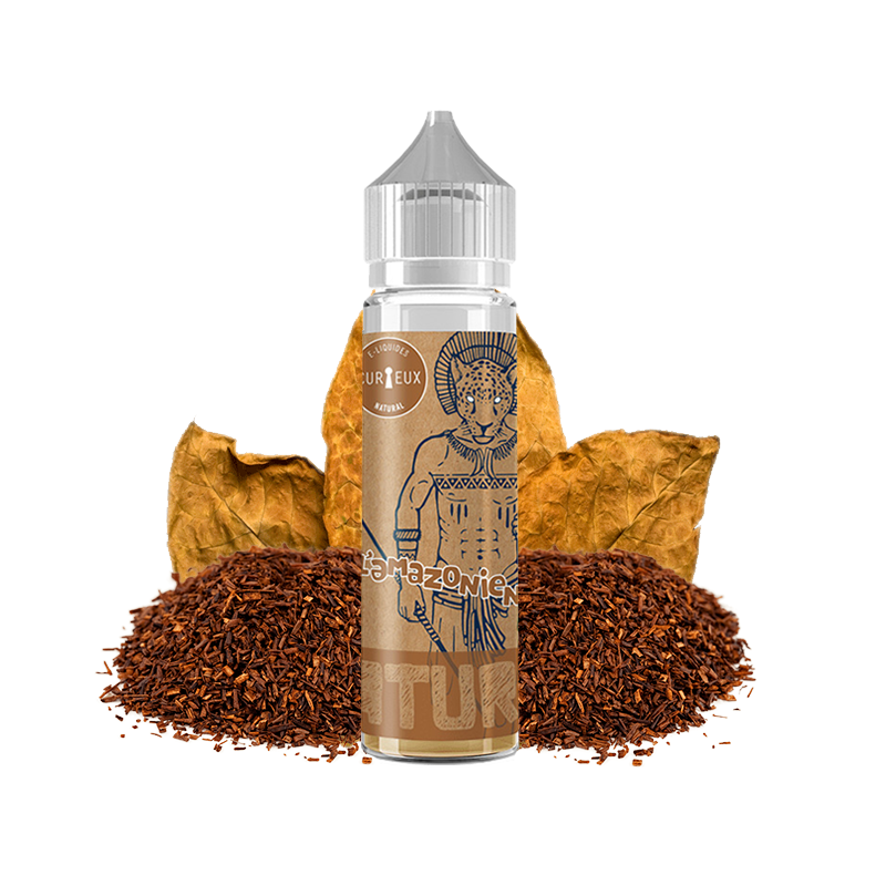 Curieux, e-liquide, e-juice, France, vape, vaper, ecig, cigarette électronique, Edition Natural, 50ml, tabac, Amazonien