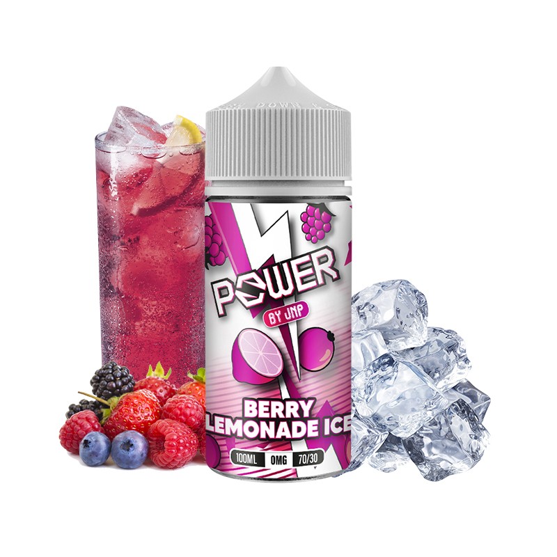 Juice Power, e-liquid, ejuice, 100ml, vape, e-cigarette, berry, fruits rouge, lemonade, ice, fresh