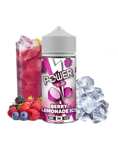 Juice Power, e-liquid, ejuice, 100ml, vape, e-cigarette, berry, fruits rouge, lemonade, ice, fresh