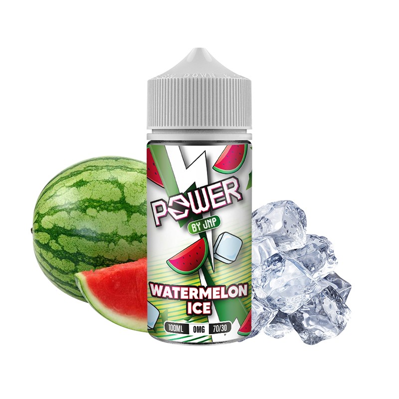 Juice Power, e-liquid, ejuice, 100ml, vape, e-cigarette, Watermelon, Pastèque, Ice, fresh