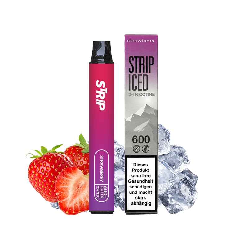 Evapify Strip Iced Stawberry Puffs Nicotine