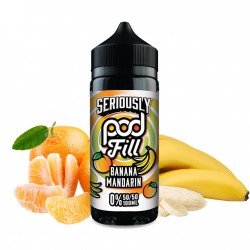 Doozy Vape, Seriously, Pod Fill, e-liquide, ejuice, 100ml, Banana, Mandarin