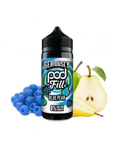 Doozy Vape, Seriously, Pod Fill, e-liquide, ejuice, 100ml, Blue, Pear, Raspberry