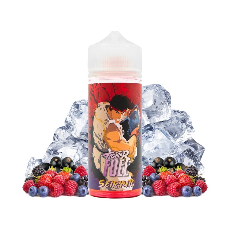Maison Fuel, Fighter Fuel, 100ml, France, e-liquide, e-juice, vape, Fuité, Frais, Seiryuto, Fruits Rouge, Cassis