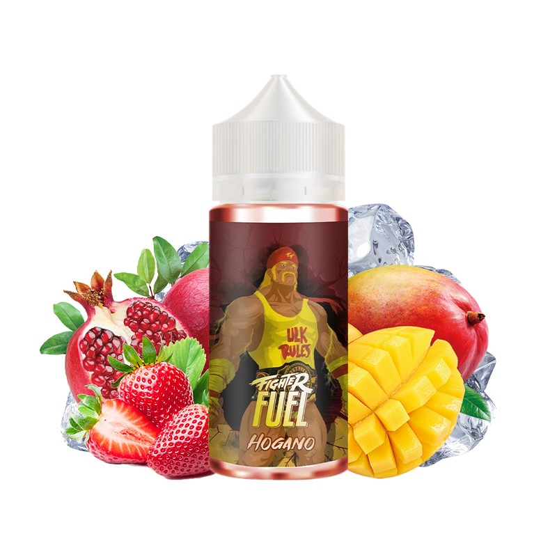 Maison Fuel, Fighter Fuel, 100ml, France, e-liquide, e-juice, vape, Fuité, Frais, Hogano, Fraise, Grenade, Mangue
