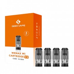 Geekvape, Cartouches, cartridge Wenax, M1, V2, vape, pod, pen, kit, coil, e-cigarette, e-liquides, 2ml