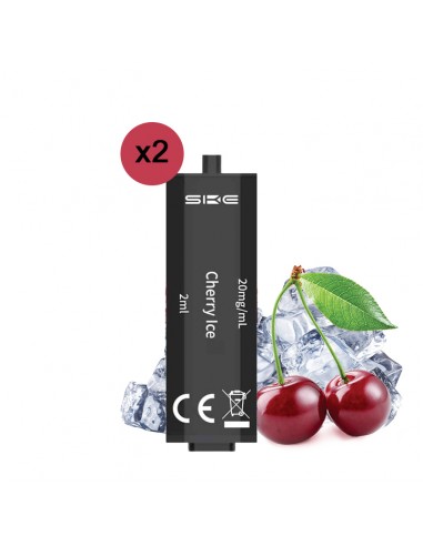 Crystal, Evapify, Puff, Cartouches, Pod, E-cig, Cherry, Cerises, Ice, glacé Crystal, Evapify, Puff, Cartouches, Pod, E-cig, Cherry, Cerises, Ice, glacé
