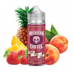 Mexican Cartel, 100ml, e-liquide, e-juice, vape, vaper, fruit, fruité, Ananas, pêche, fraise