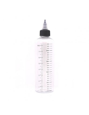 Bouteille, graduée, 230ml, e-liquide, e-juice, DIY, booster, nicotine, sel, vape, vaper