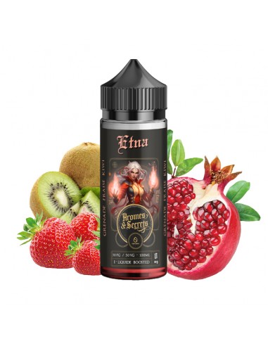 Arômes et Secrets, Savourea, e-liquide, ejuice, vape, vapoter, fruité, 100ml, Etna, Grenade, kiwi, fraise
