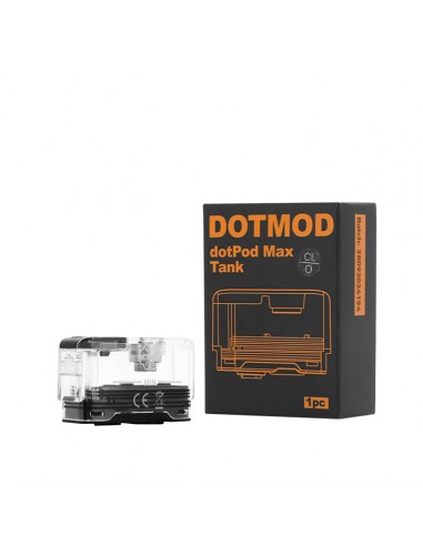 Dotmod, DotPod, Max Tank, x2, cartouche, résistance, vape, vaper, 5ml, e-cig, e-cigarette, empty