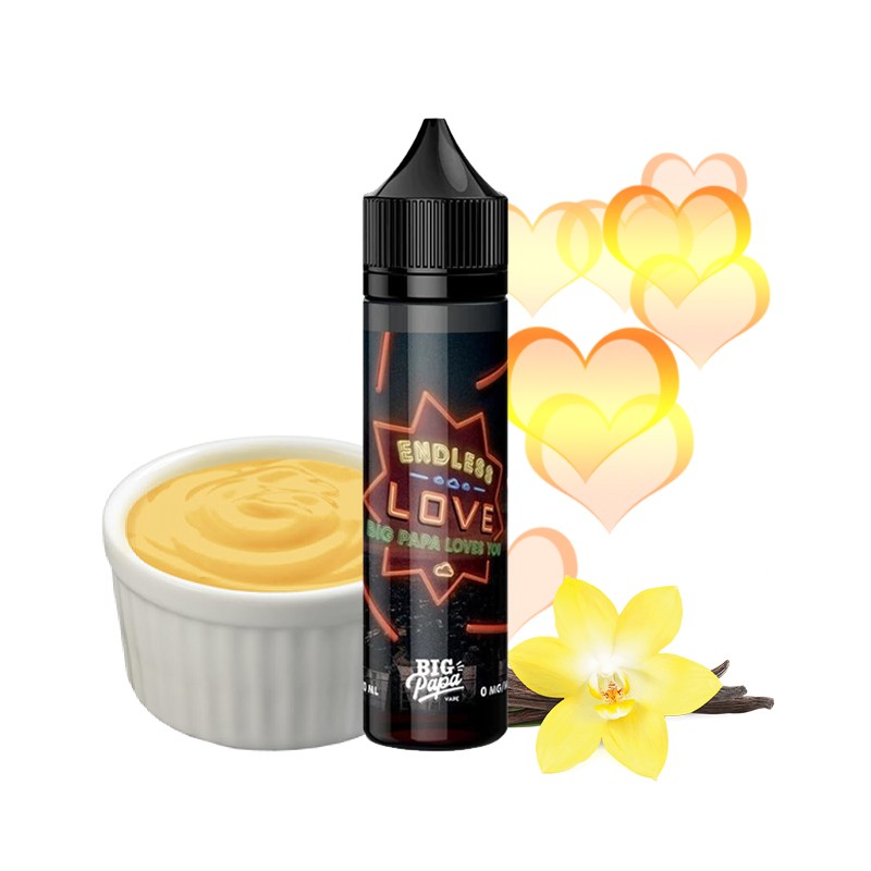 Juice de Fevrier, Big Papa, Endless Love, 50ml, e-liquide, gourmand, e-juice, custard, vanilla, crème, vape