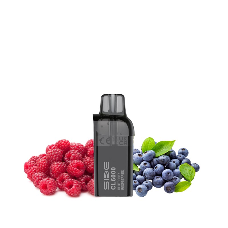 Crystal - Cartouches CL6000 Blueberry Raspberries 2ml + 10ml